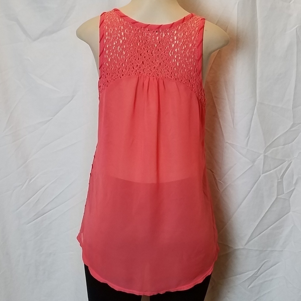 EYELASH Couture Lace Striped Tank - Picture 6 of 7